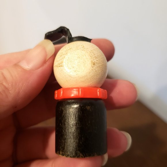 Fisher Price Little People Lucky Black Dog Yellow Red Collar Wood Rivet Ear Lot - Picture 8 of 10